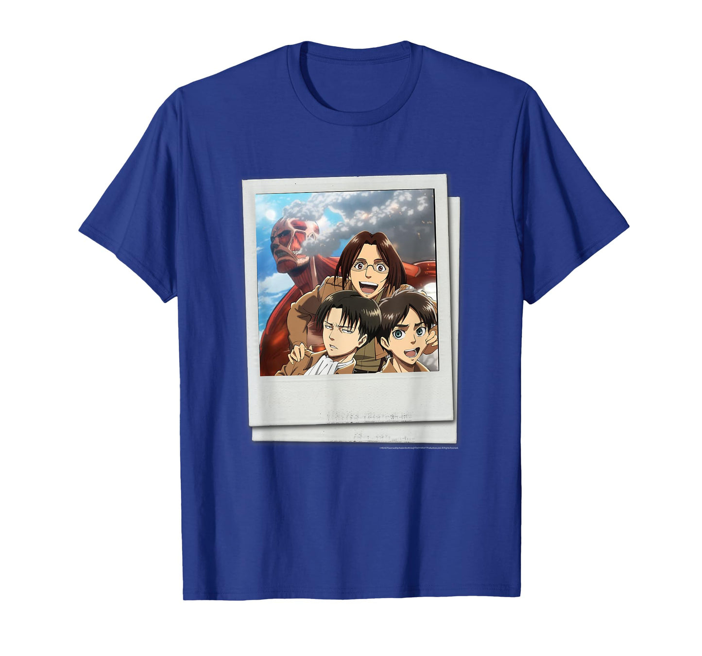 Attack on Titan See The Walls! Tourist Polaroid Photo Anime T-Shirt