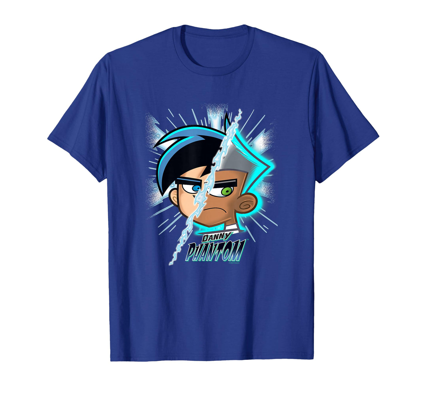 Danny Phantom Split Face Going Ghost Transformation T-Shirt
