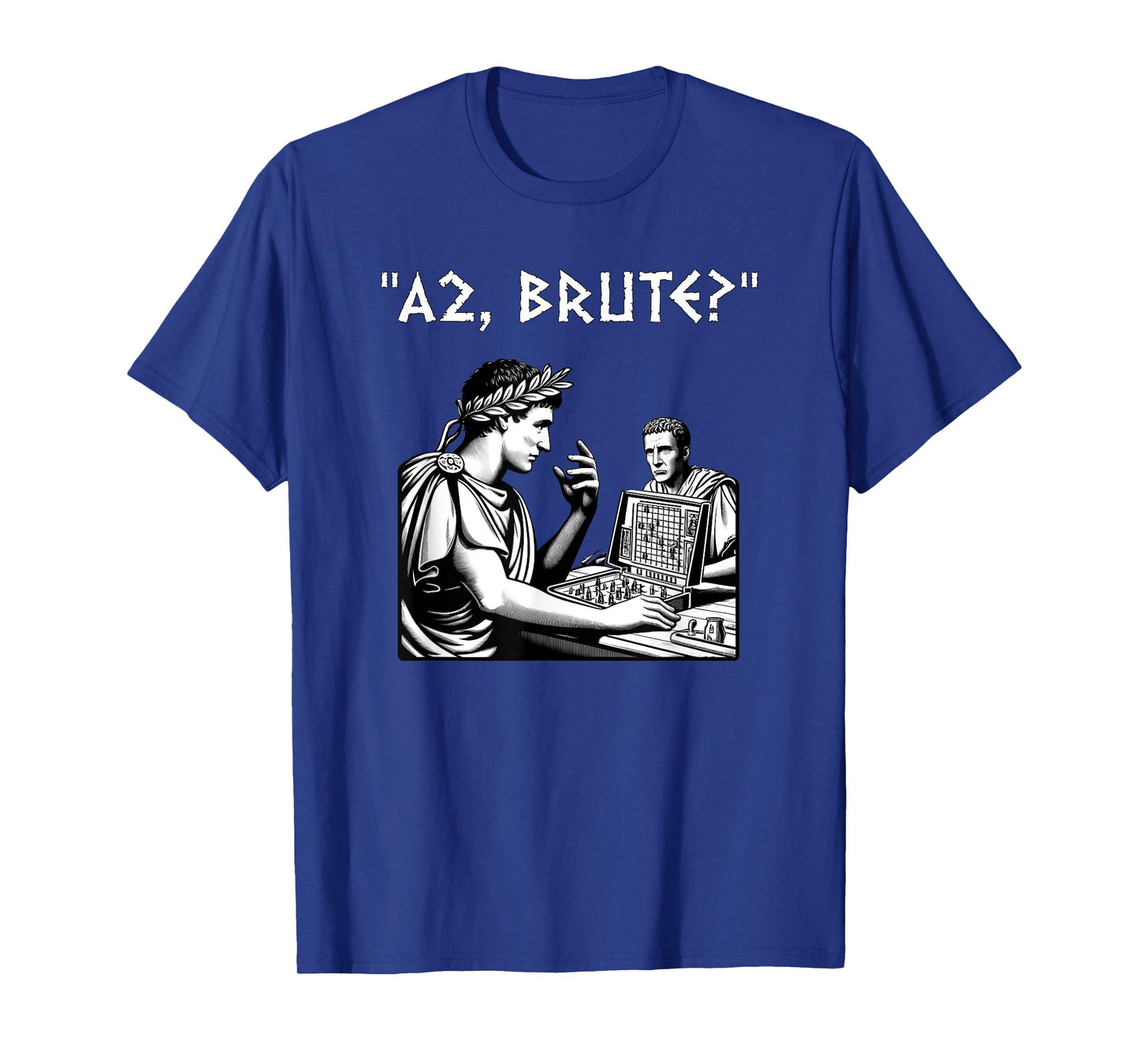 Julius Caesar and Brutus Board Game Meme Funny History T-Shirt