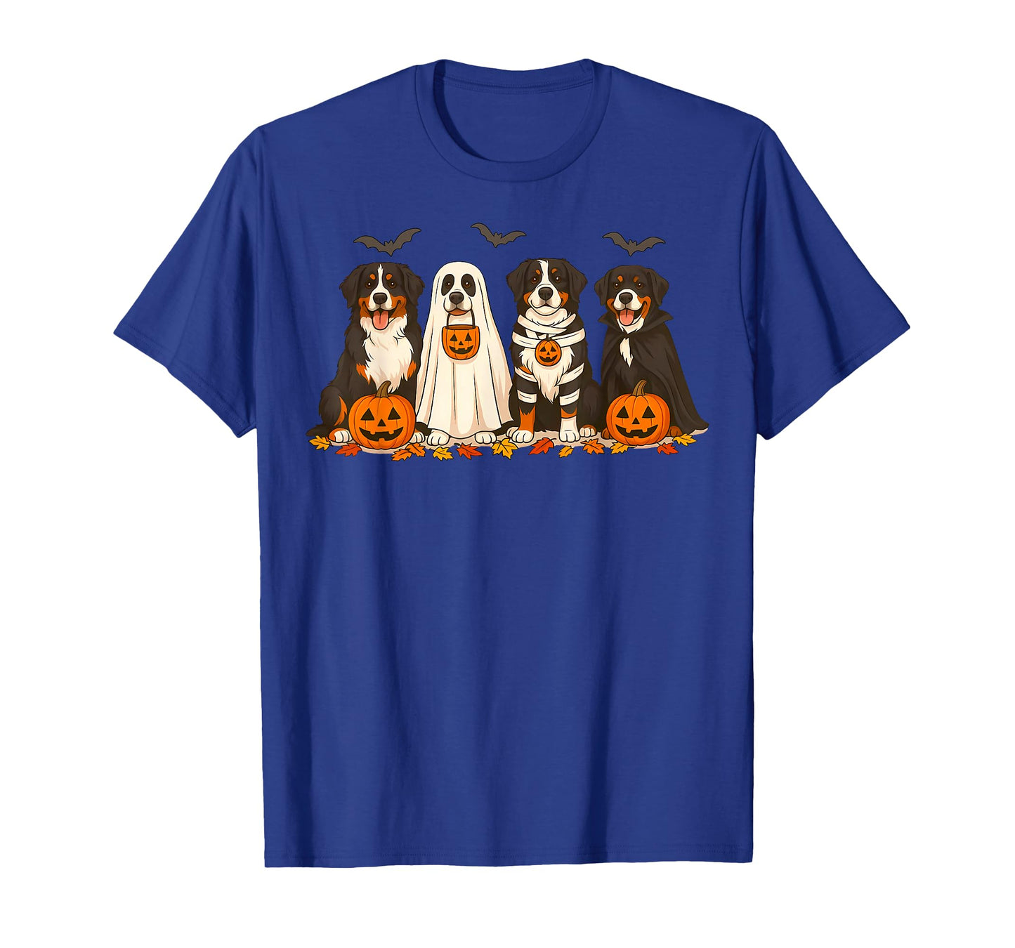 Halloween Bernese Mountain Dog Ghost Spooky Bernese Dog Mama T-Shirt