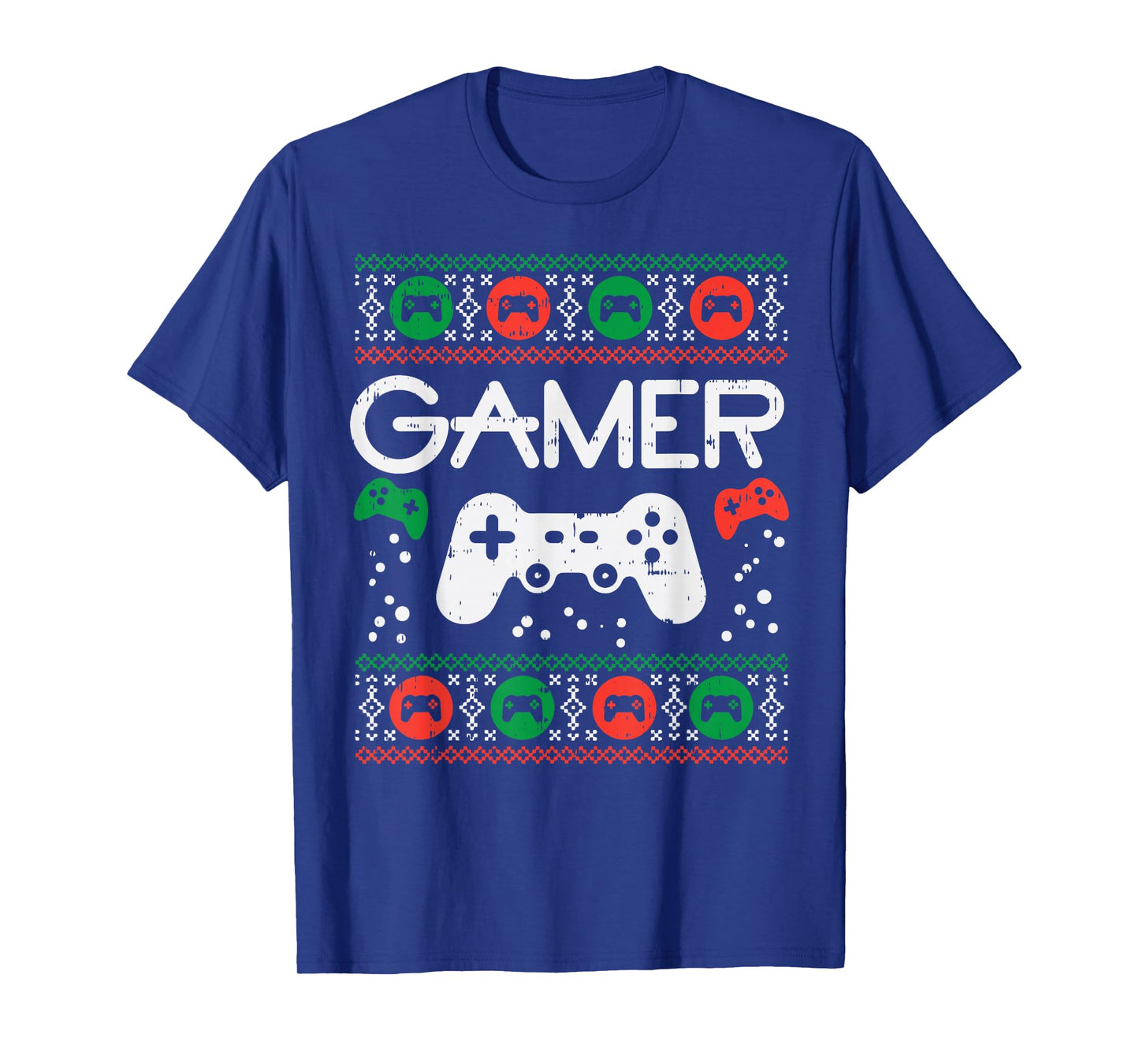 Gamer Ugly Christmas Sweater Retro Video Game Xmas Boys Gift T-Shirt
