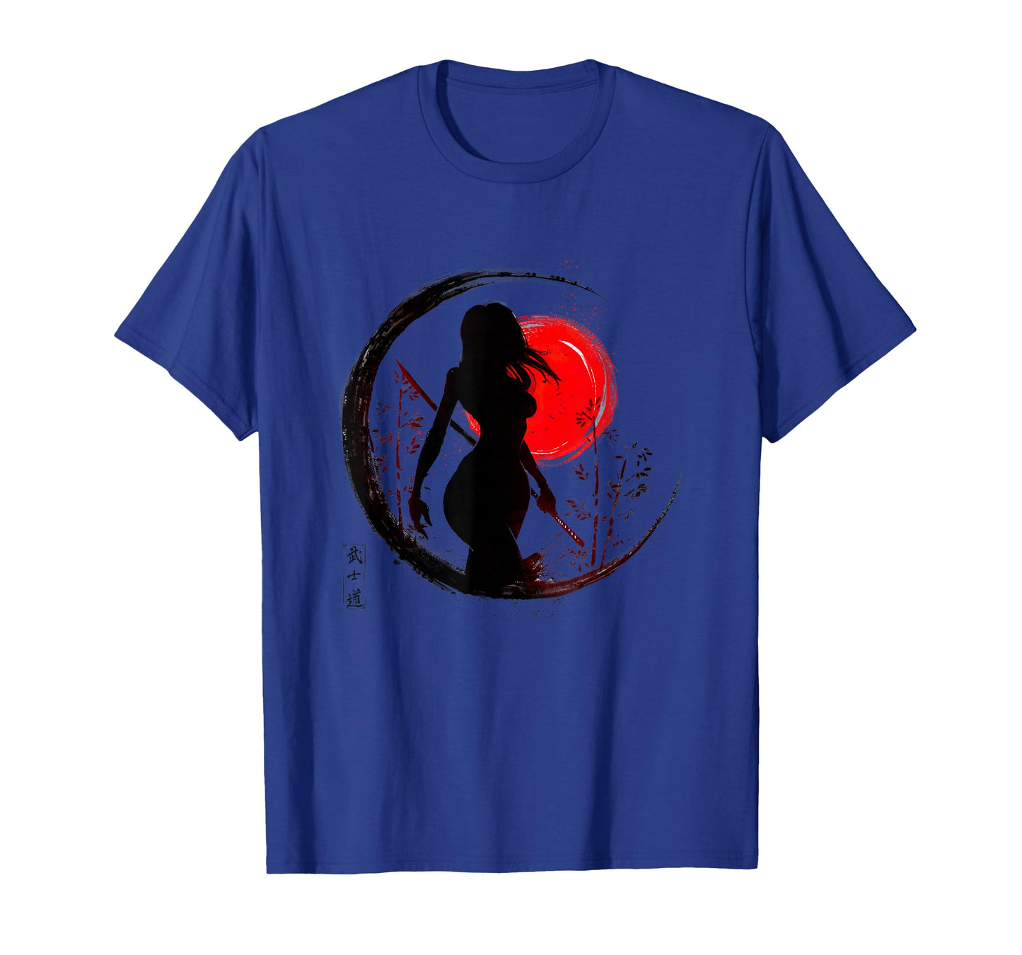 Japanese Female Samurai Warrior T-Shirt
