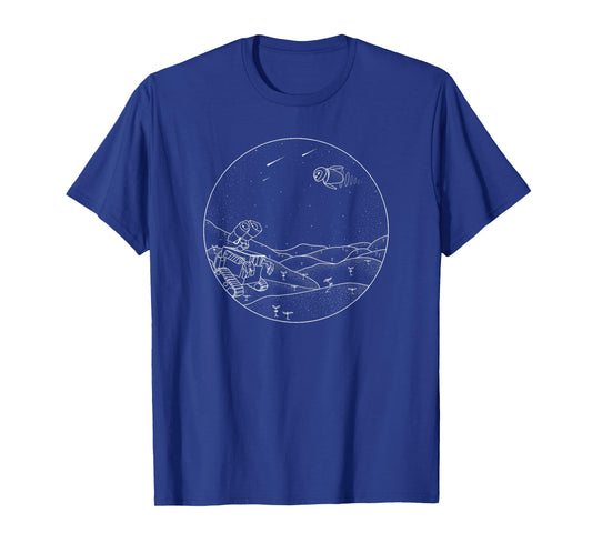 Disney Pixar Wall-E Celestial Night EVE Flight T-Shirt
