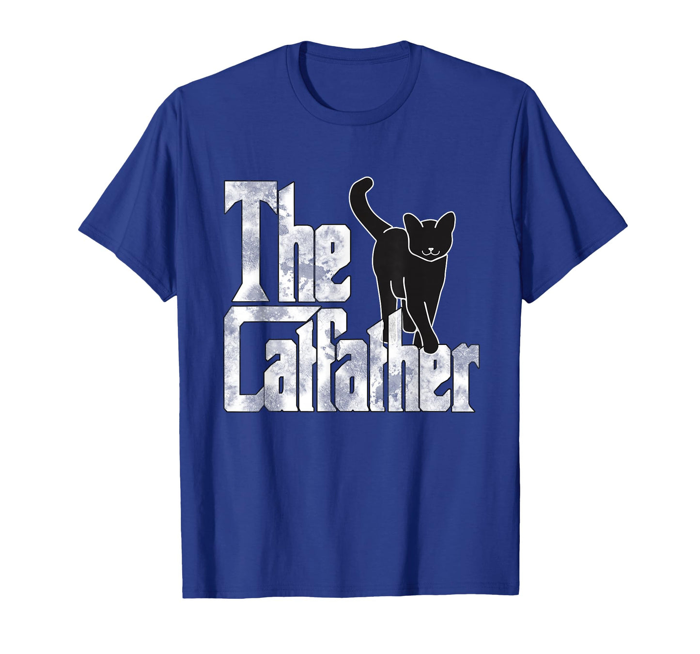 The Catfather Black Cat Father Mafia Whiskers Male Daddy T-Shirt
