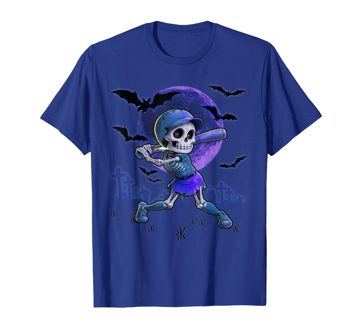Softball Halloween Spooky Season Trick or Treating T-Shirt