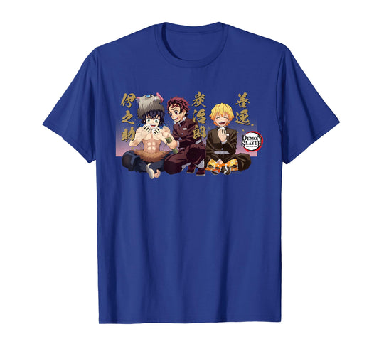 Demon Slayer: Kimetsu no Yaiba Inosuke Tanjiro Lunch Scene T-Shirt
