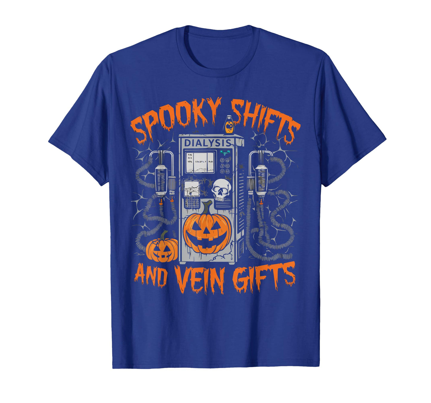 Dialysis Nurse Halloween Spooky Nursing Trick Or Treat T-Shirt