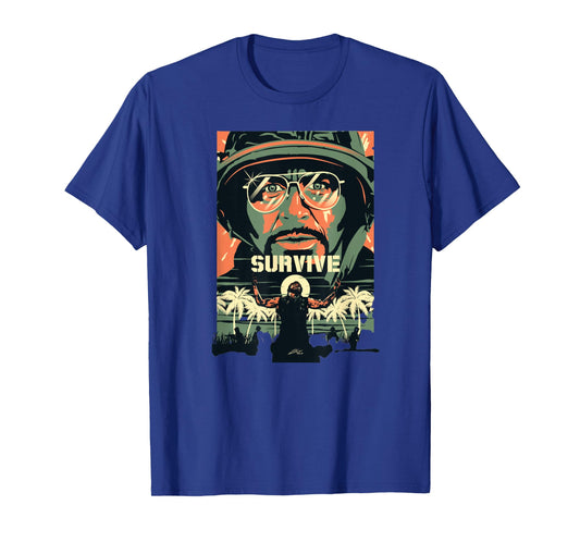 Tropic Thunder Movie, Survive, Funny t-Shirts, T-Shirt