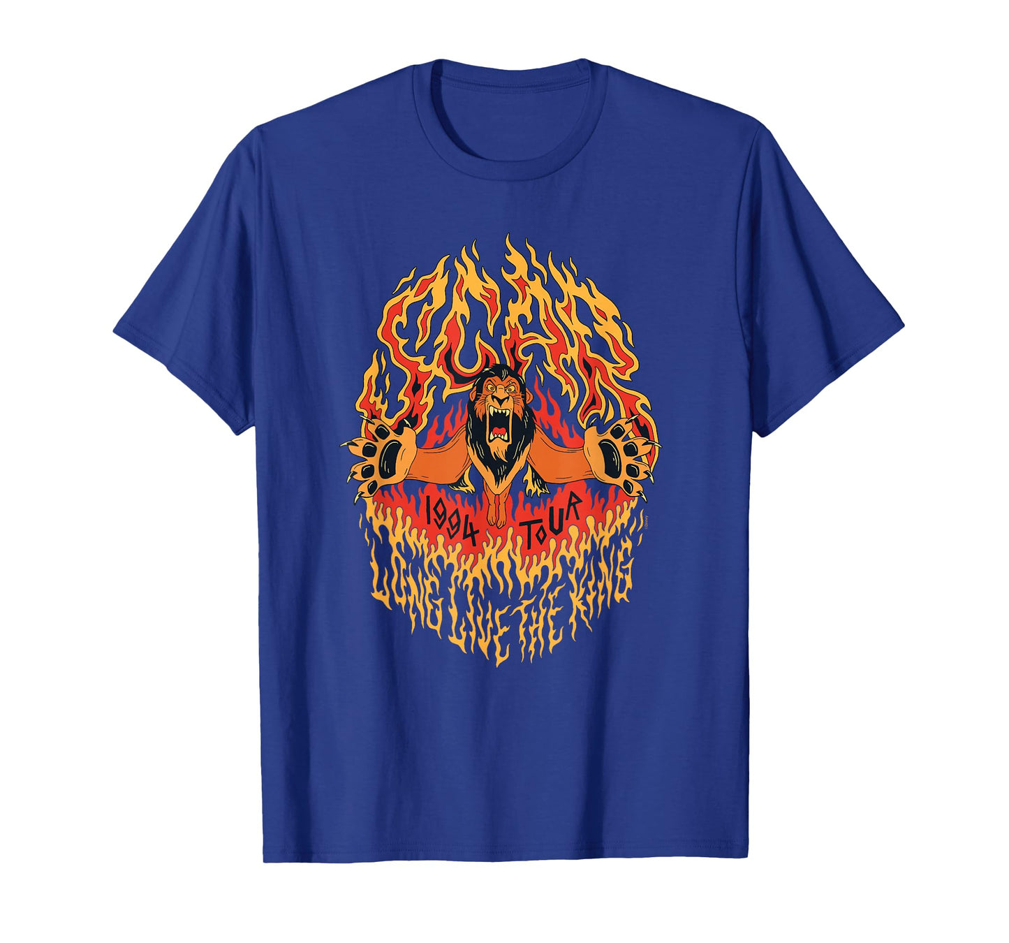 Disney Villains Scar Long Live The King 1994 Tour Rock Band T-Shirt
