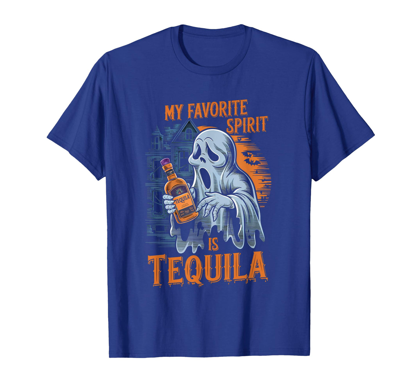 My Favorite Spirit Is Tequila Ghost Halloween Tequila T-Shirt