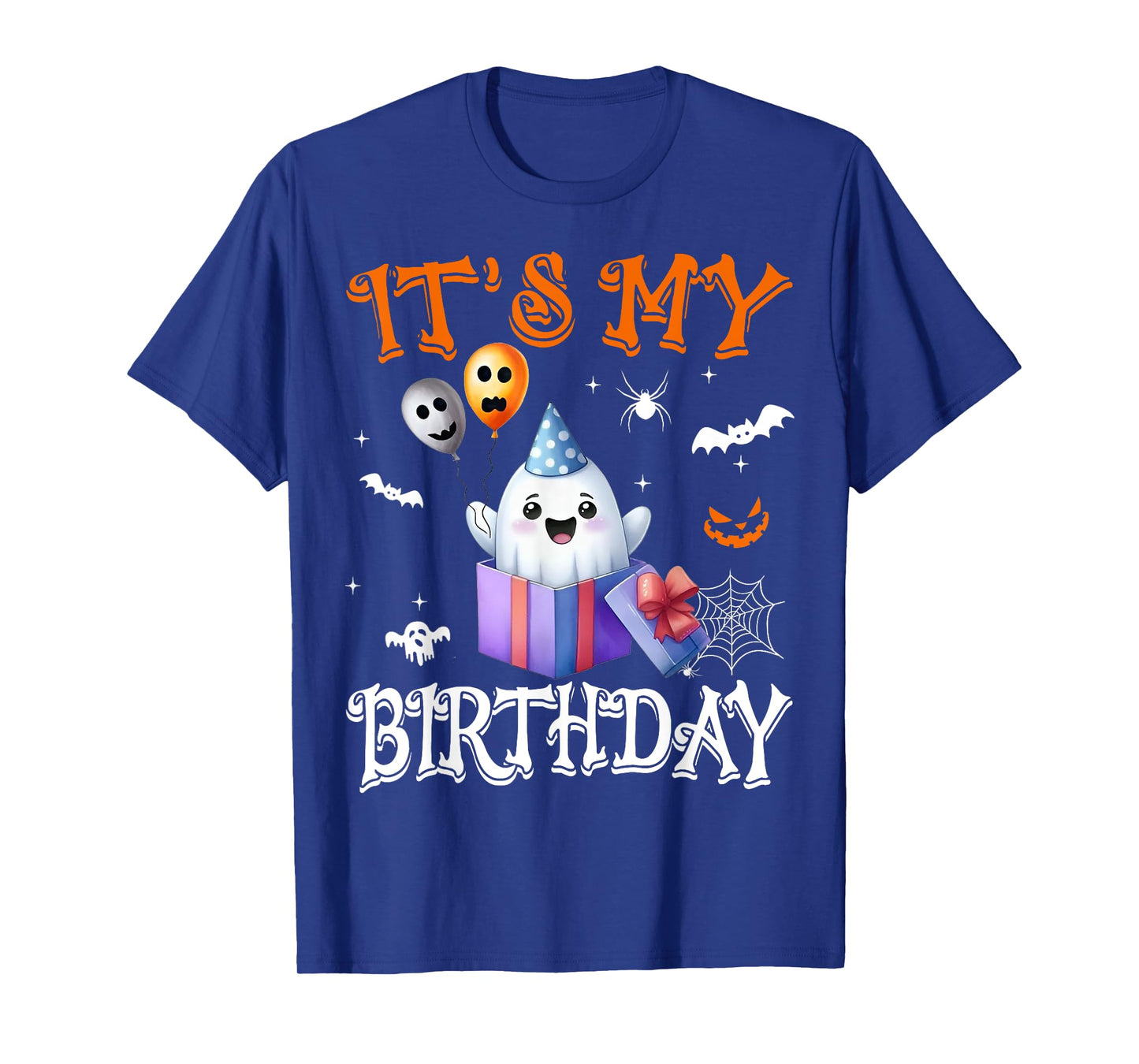 It's My Birthday Ghost Happy Halloween Birthday Party T-Shirt