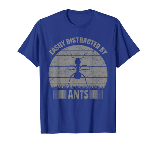 Ants Bugs Shirt | Easily Distracted By Ants For Youth & Kids T-Shirt