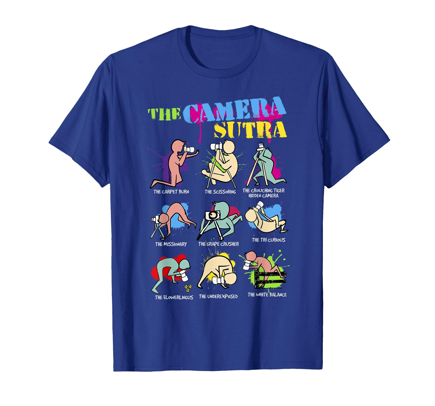 Funny Camera Sutra Gift design design T-Shirt