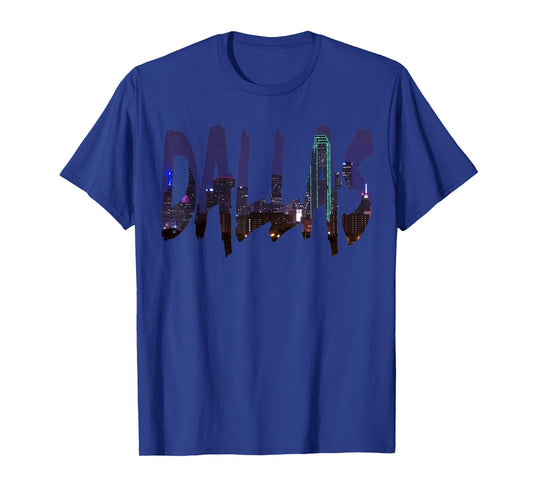 DALLAS Texas Skyline Photo Photograph T-Shirt