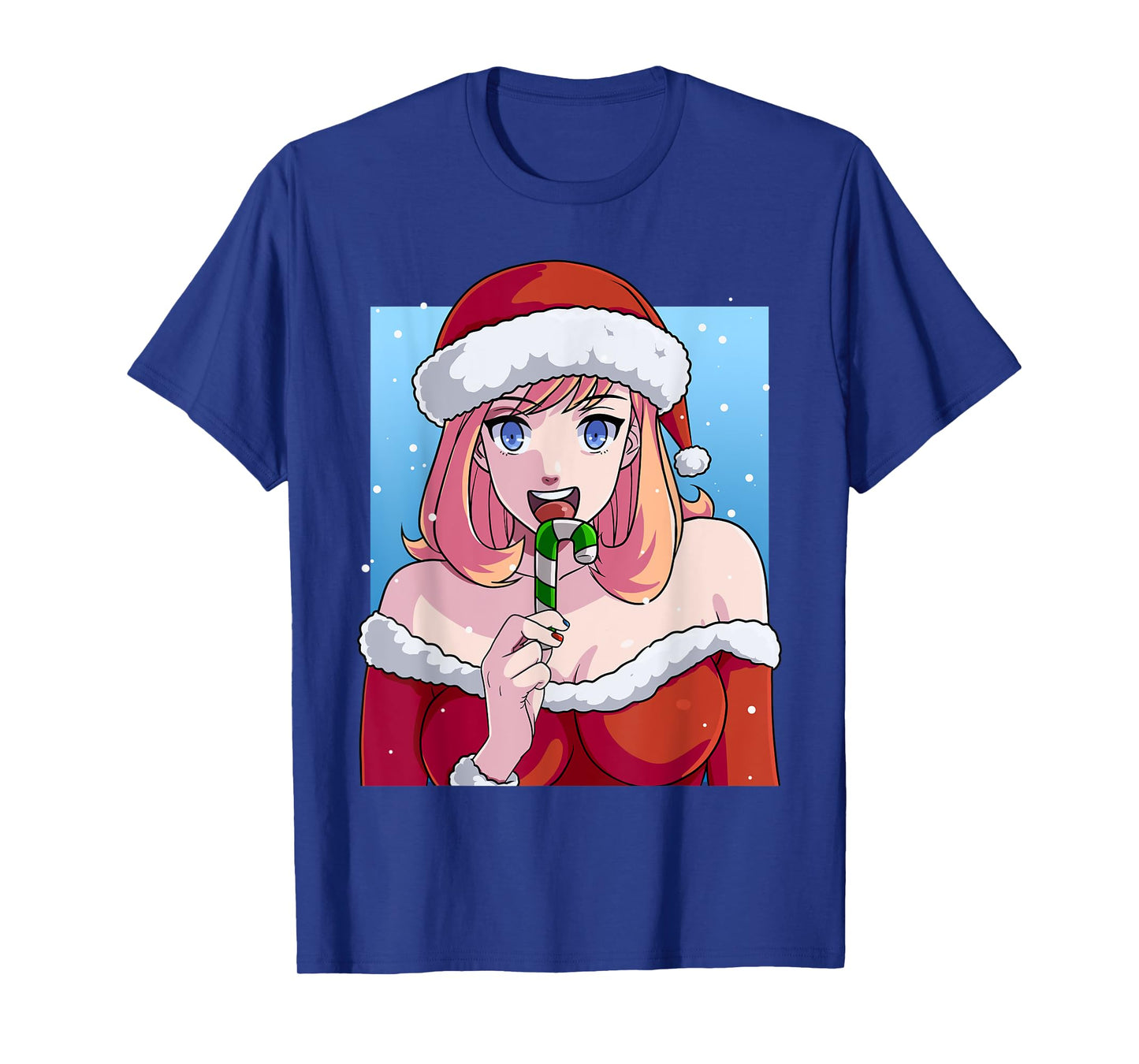 Mrs. Santa Claus Sexy Anime Babe Christmas Xmas T-Shirt