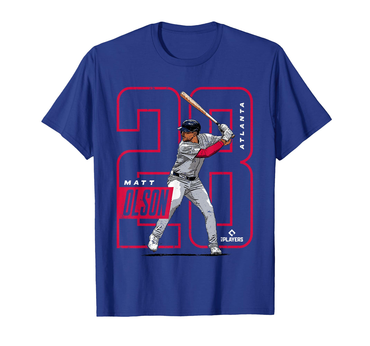Matt Olson | Atlanta Baseball MLB Players | MLBOLS4025-S T-Shirt