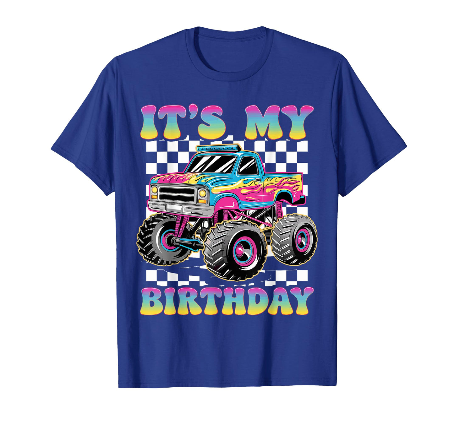 Monster Truck Lover It's My Birthday Monster Truck T-Shirt