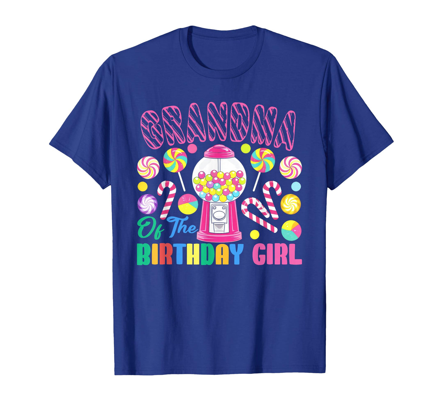Grandma of The Birthday Girl Candyland Matching Family T-Shirt