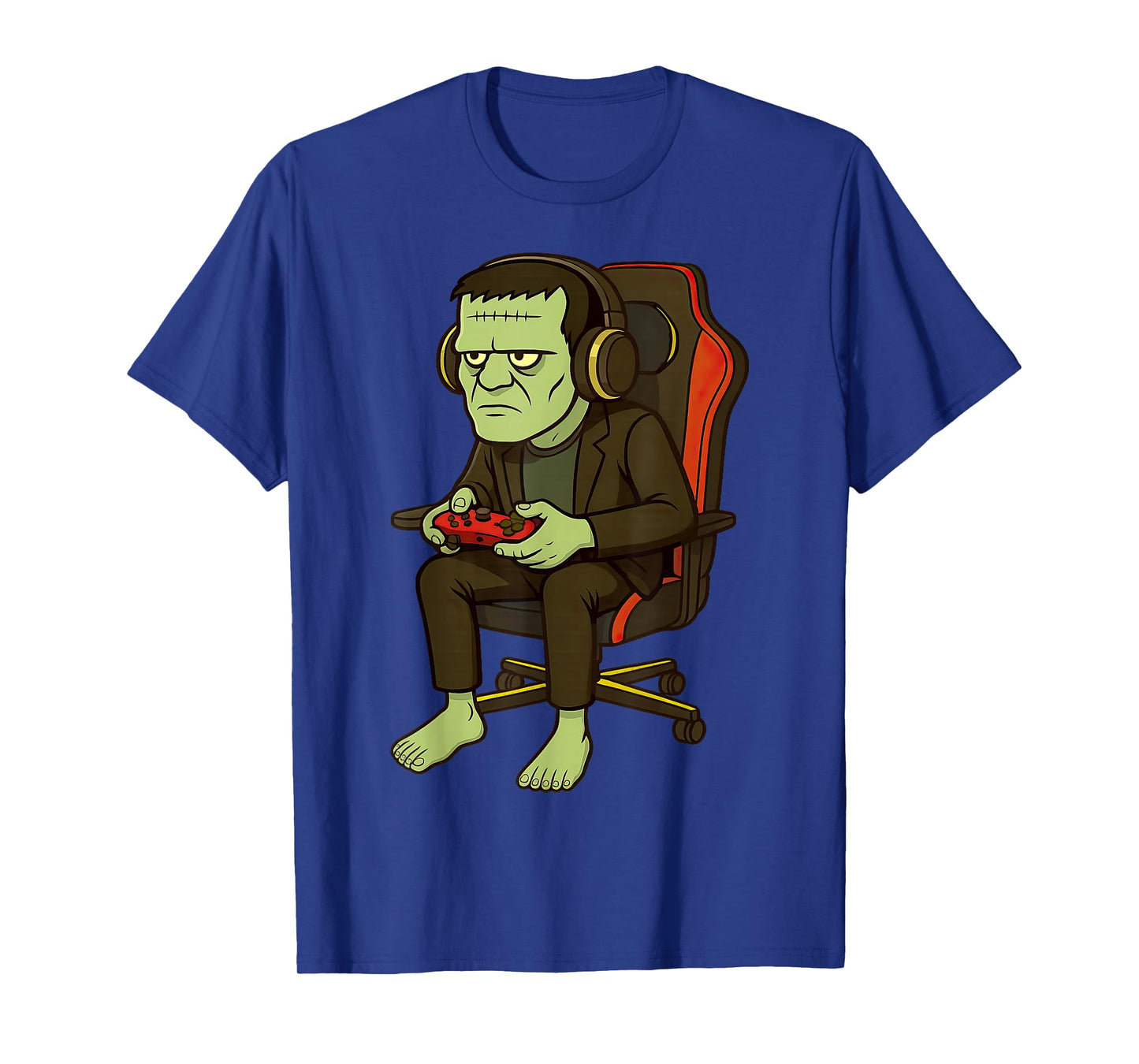 Gamer Halloween Frankenstein Scary Gaming Video Game T-Shirt