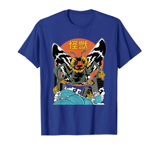 Giant Moth Sunset Japanese T-Shirt