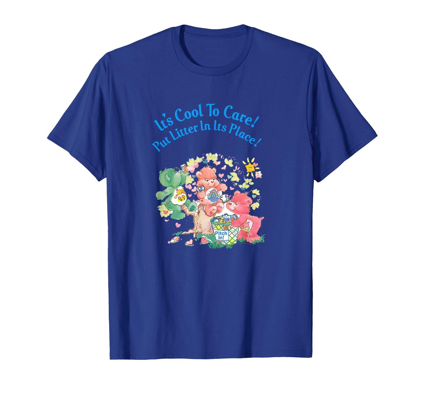 Care Bears It's Cool to Care Earth Day Retro Cartoon T-Shirt
