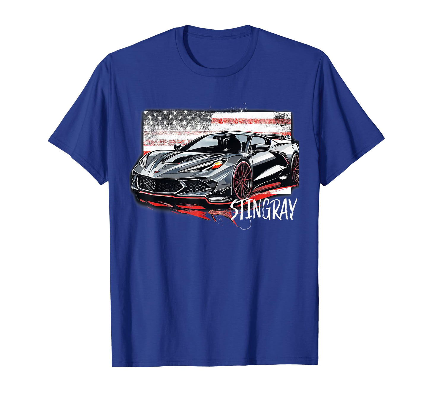 C8 American Muscle v8 Supercar Stingray Cool Vette Mechanic T-Shirt