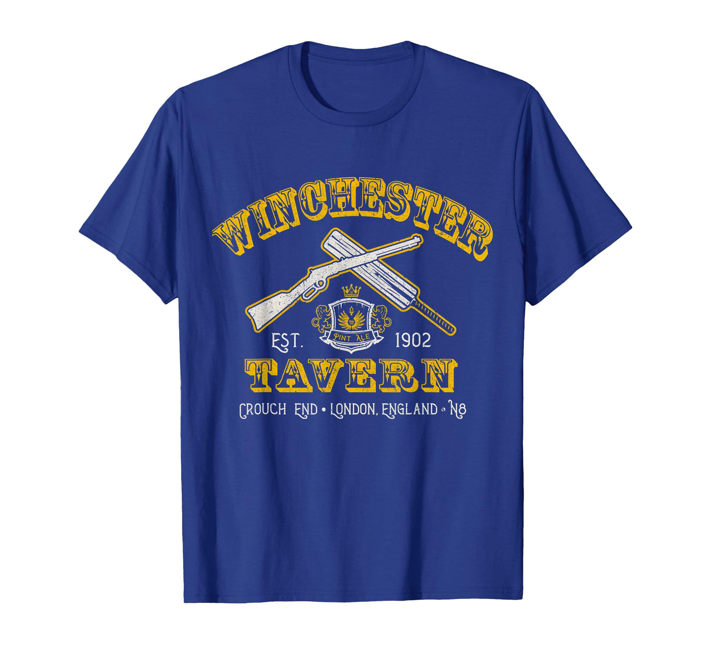 Winchester Shaun Of Zombie Movie Tavern The Dead T-Shirt