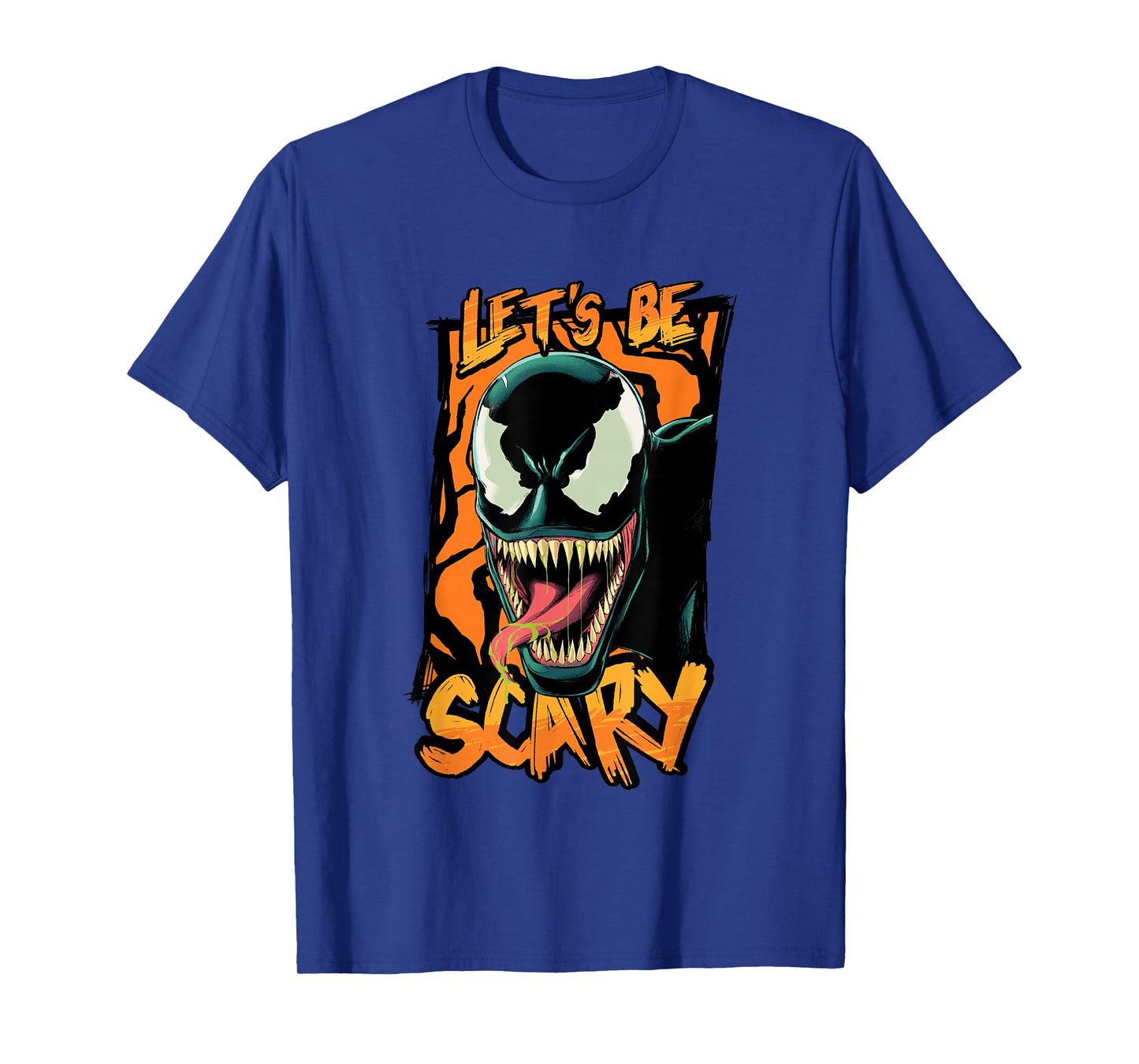 Marvel Classic Halloween Let's Be Scary Venom Portrait T-Shirt