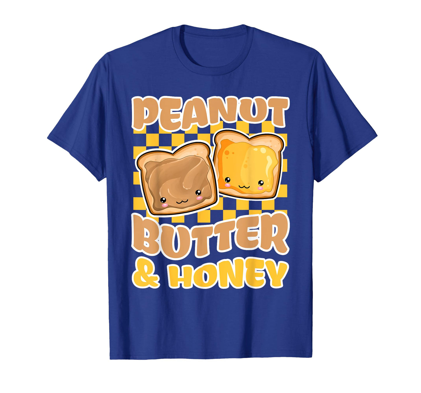 Kawaii Peanut Butter and Honey Bees Kind Retro Matching Cute T-Shirt