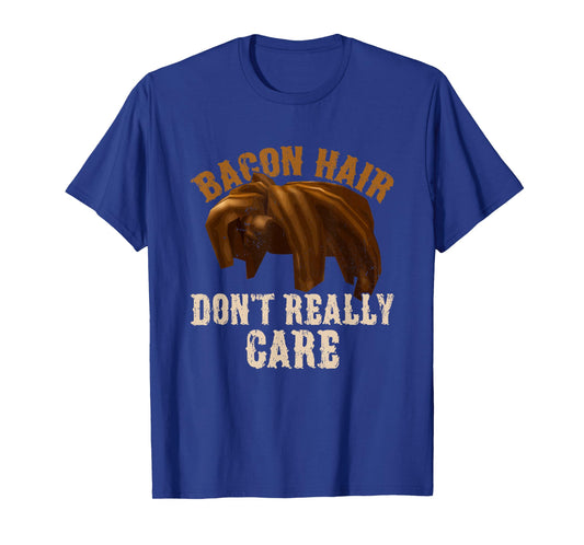 Bacon Hair Don't Really Care For Boy Video Gamers T-Shirt