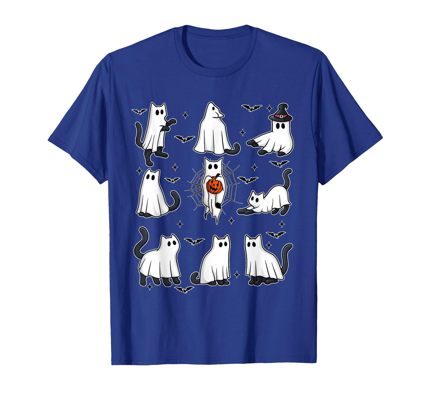 Cute Boo Black Cat Halloween Costumes Women Girl T-Shirt