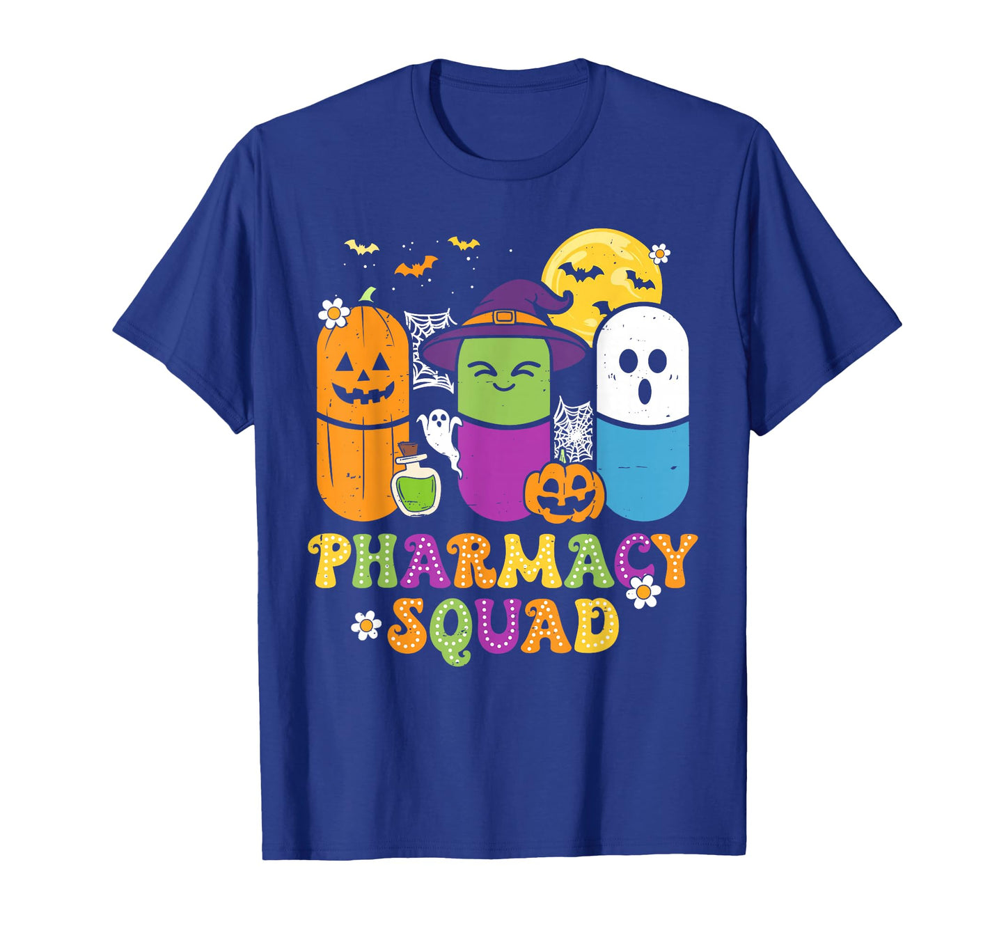 Halloween Pharmacy Squad PIlls Costume Pharmacist Women Men T-Shirt