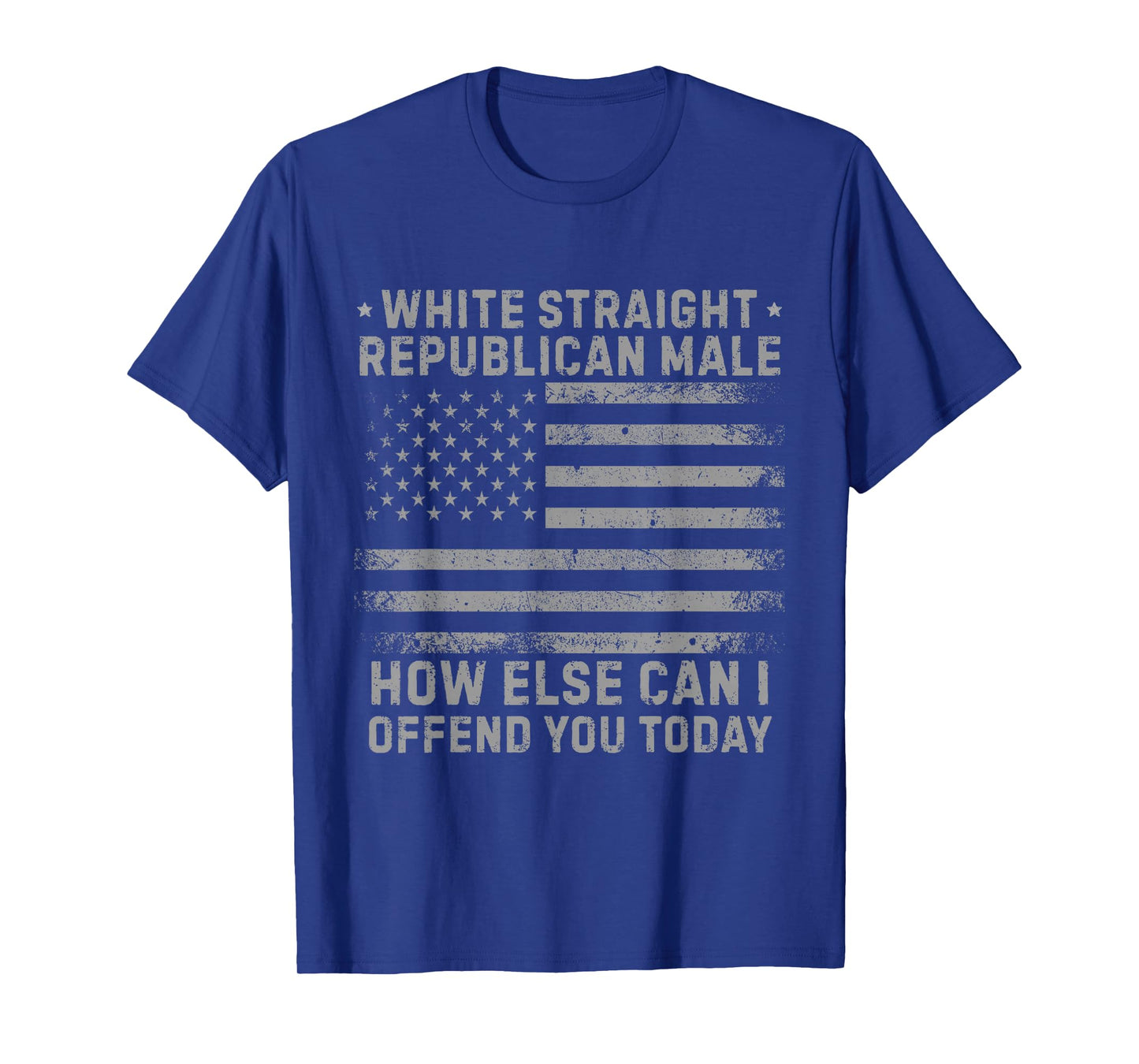 Straight White Republican Male Funny Conservative Political T-Shirt
