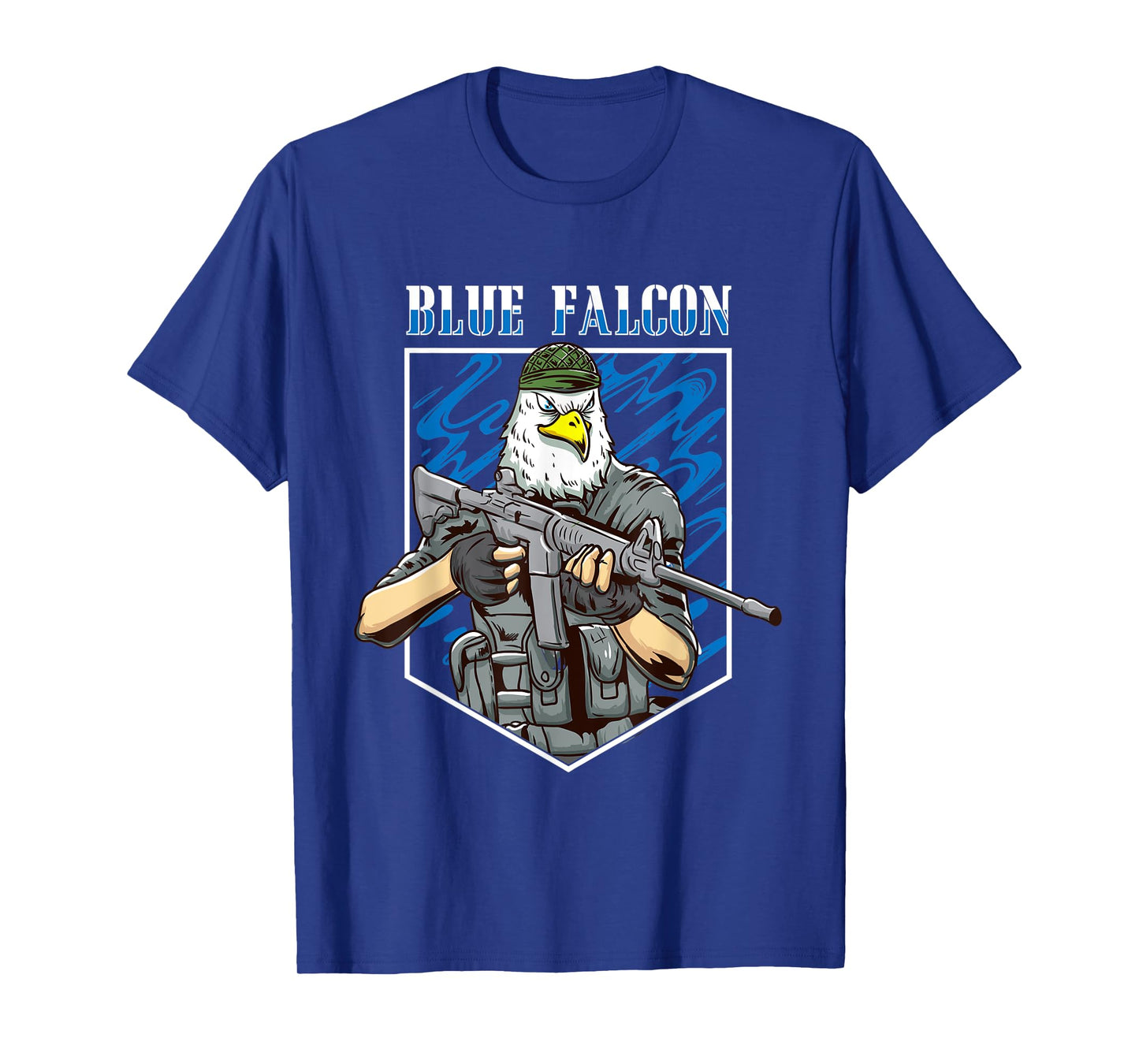 Blue Falcon Funny Military Veteran Joke T-Shirt