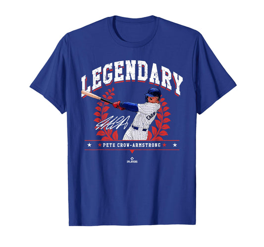 Legendary Pete Crow Armstrong Chicago Baseball MLBPA T-Shirt