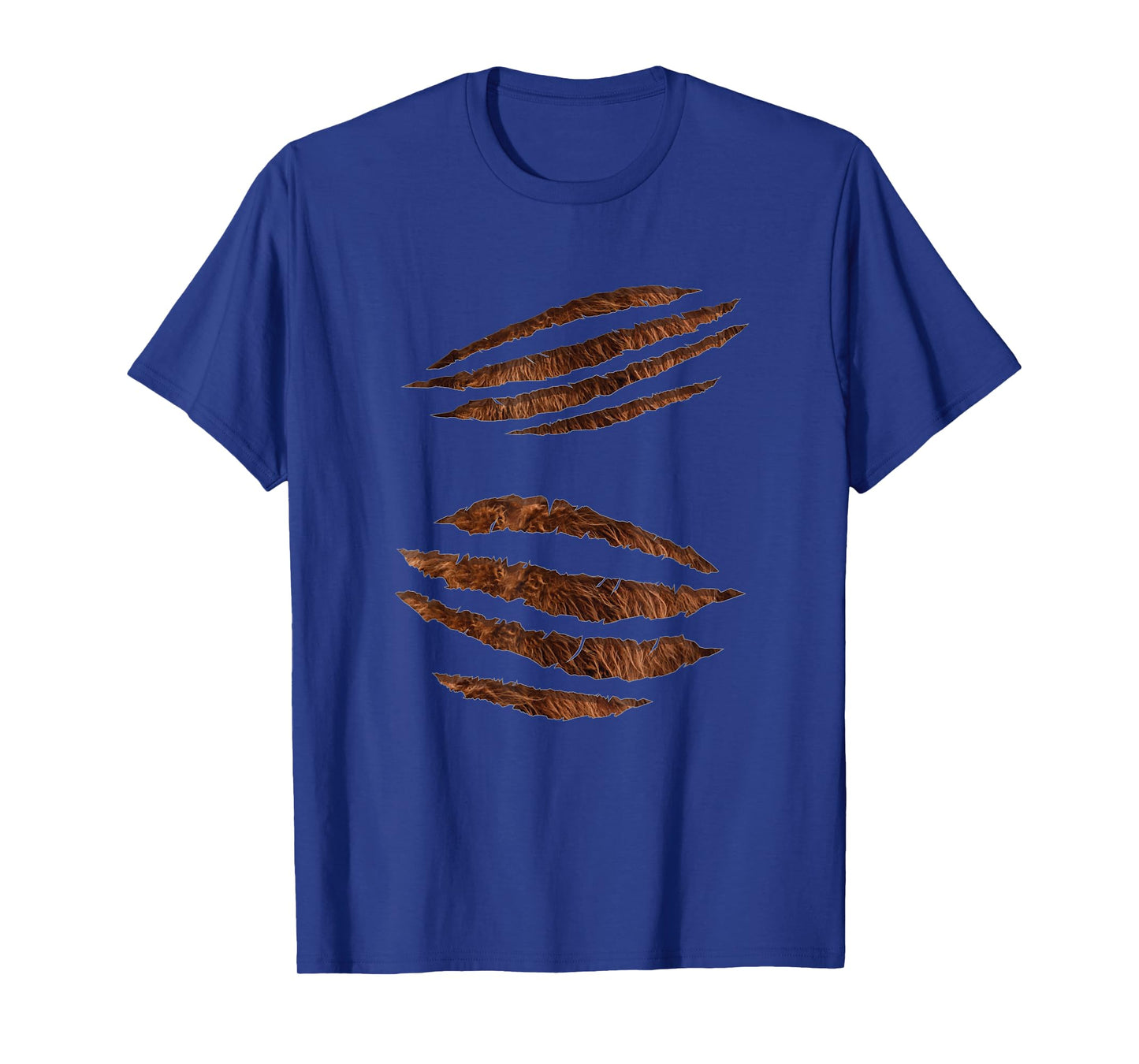 Torn Ripped Werewolf Halloween Costume with Beast Claw Marks T-Shirt