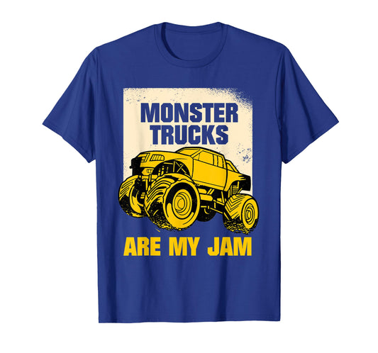 Monster Trucks Are My Jam Monster Truck T-Shirt