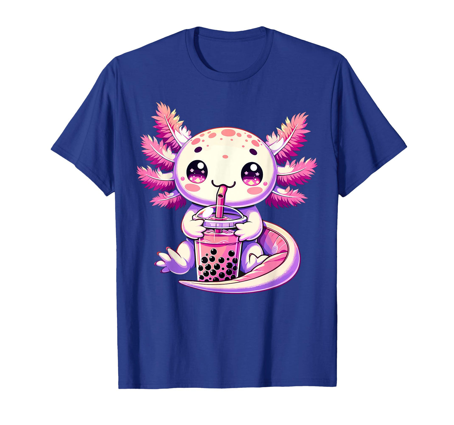 Axolotl Boba Tea Bubble Tea Anime Cute Kawaii Axolotl T-Shirt