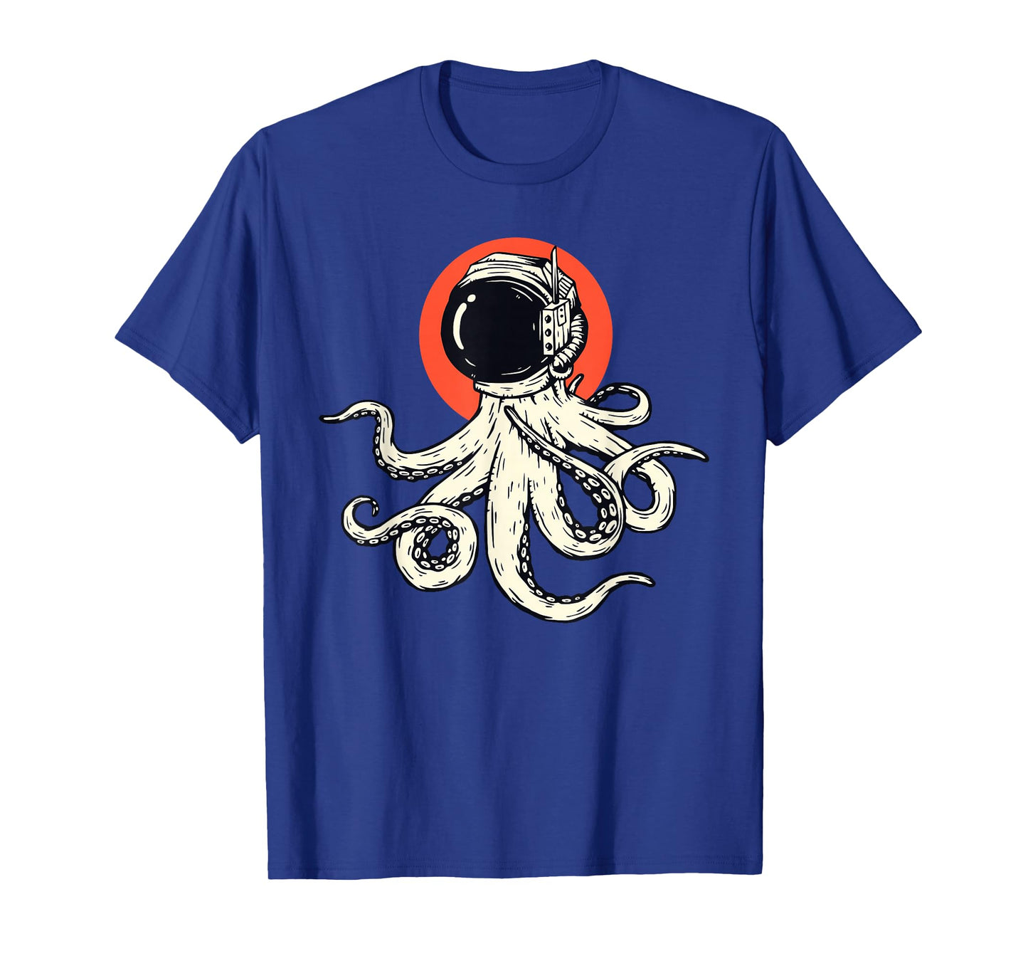 Funny Octopus Alien Gift Outer Space UFO Mars Scifi Mens T-Shirt