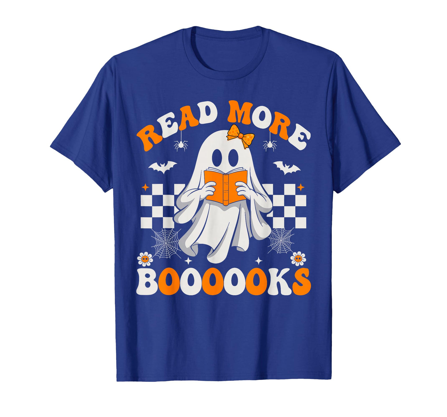 Read More Books Cute Ghost Halloween Teacher Kids T-Shirt