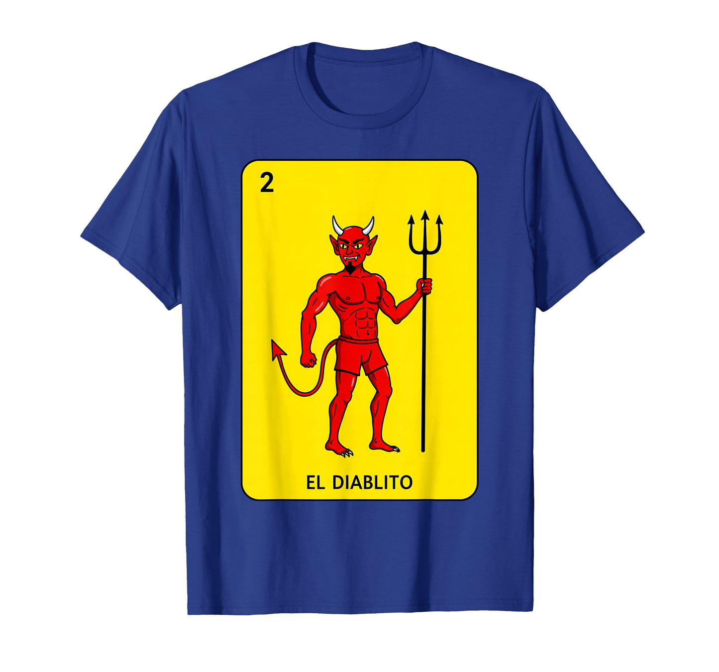 El Diablito Card Mexican Lottery Mexico Men Women Kids T-Shirt