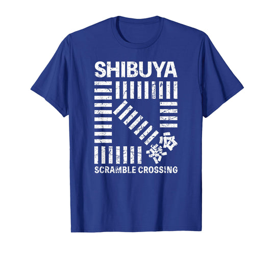 Shibuya Tokyo Scramble Crossing Shibuya Crossing Japan Kanji T-Shirt
