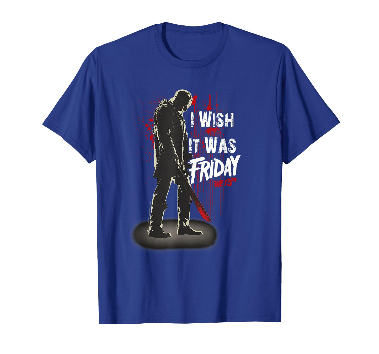 Friday The 13th Jason I Wish it was Friday T-Shirt Small