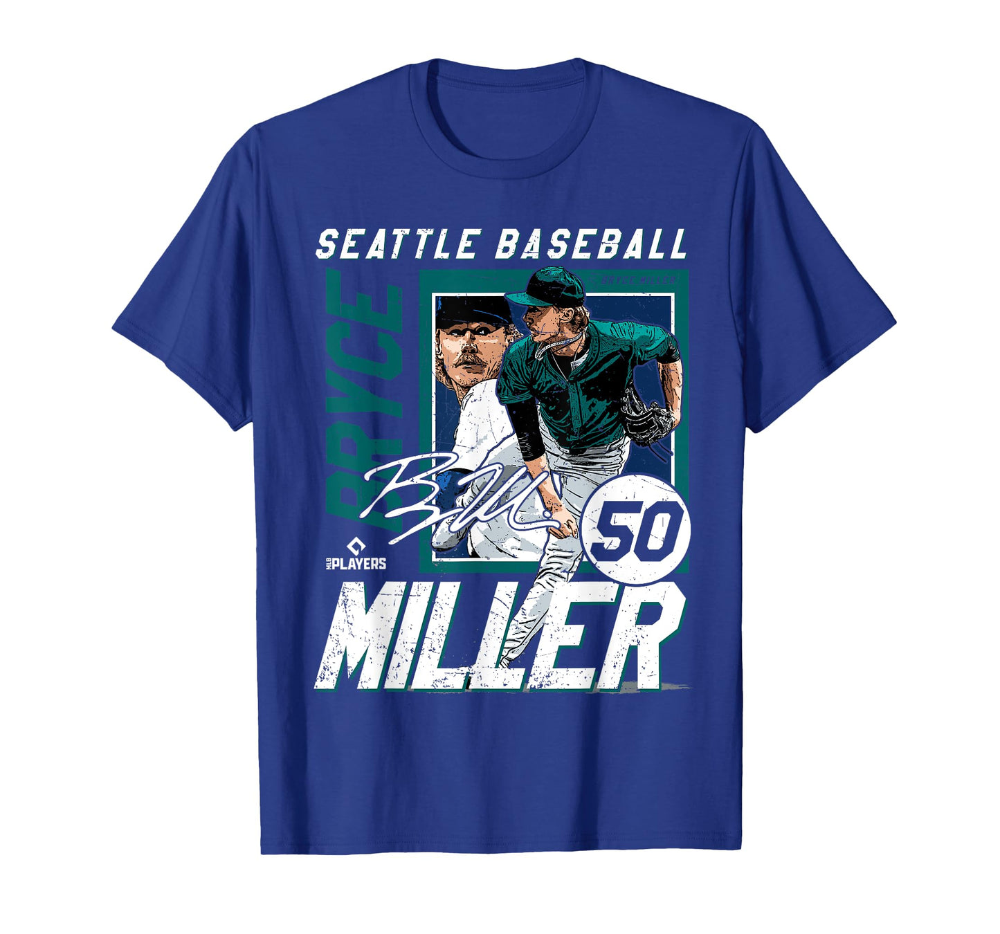 Bryce Miller | Seattle MLB Baseball Player | MLBBMI203M T-Shirt