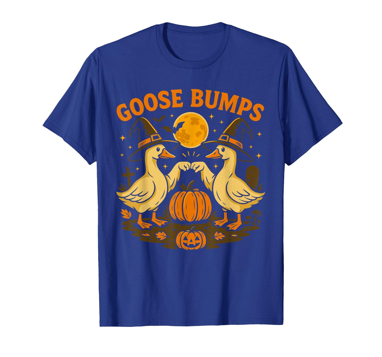 Cute Spooky Goose Shirt, Funny Halloween Goose Bumps T-Shirt