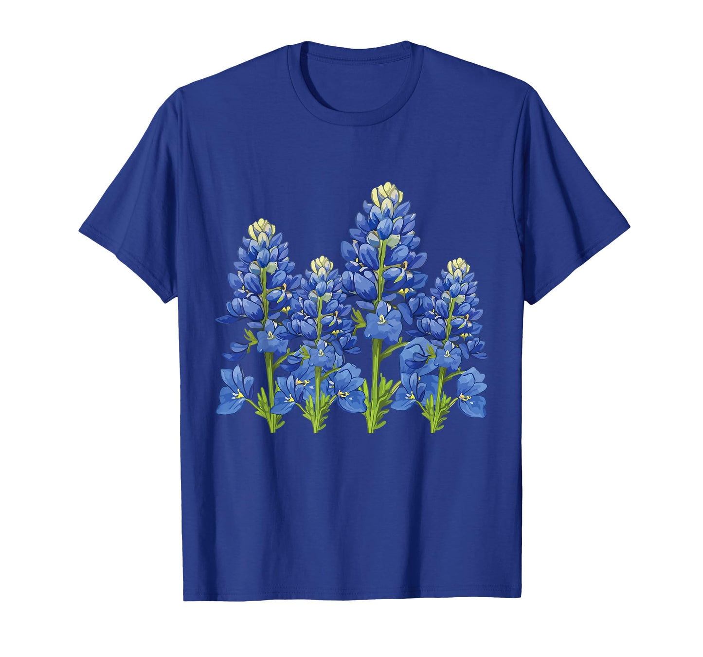 Bluebonnet Texas Spring Flower Fields Texas Wildflower Bloom T-Shirt