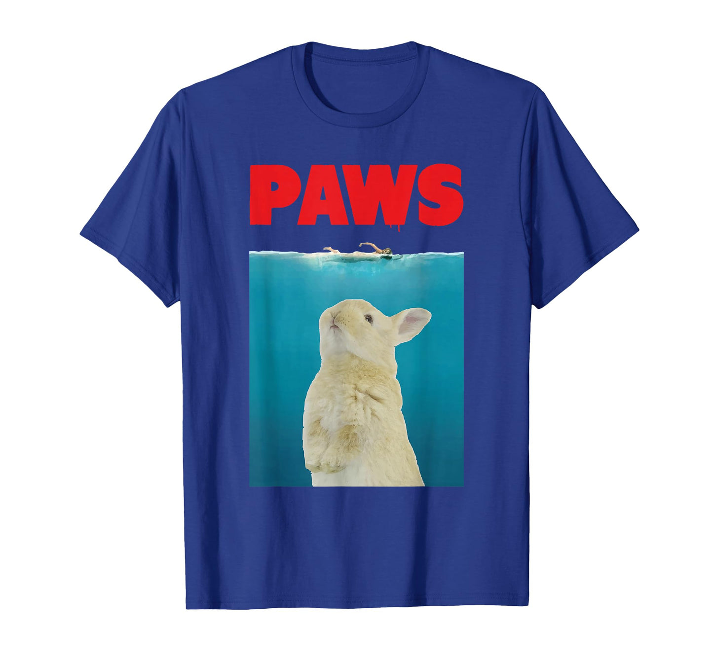 Paws Bunny T-Shirt Funny Parody | Rabbit Lover Gifts T-Shirt