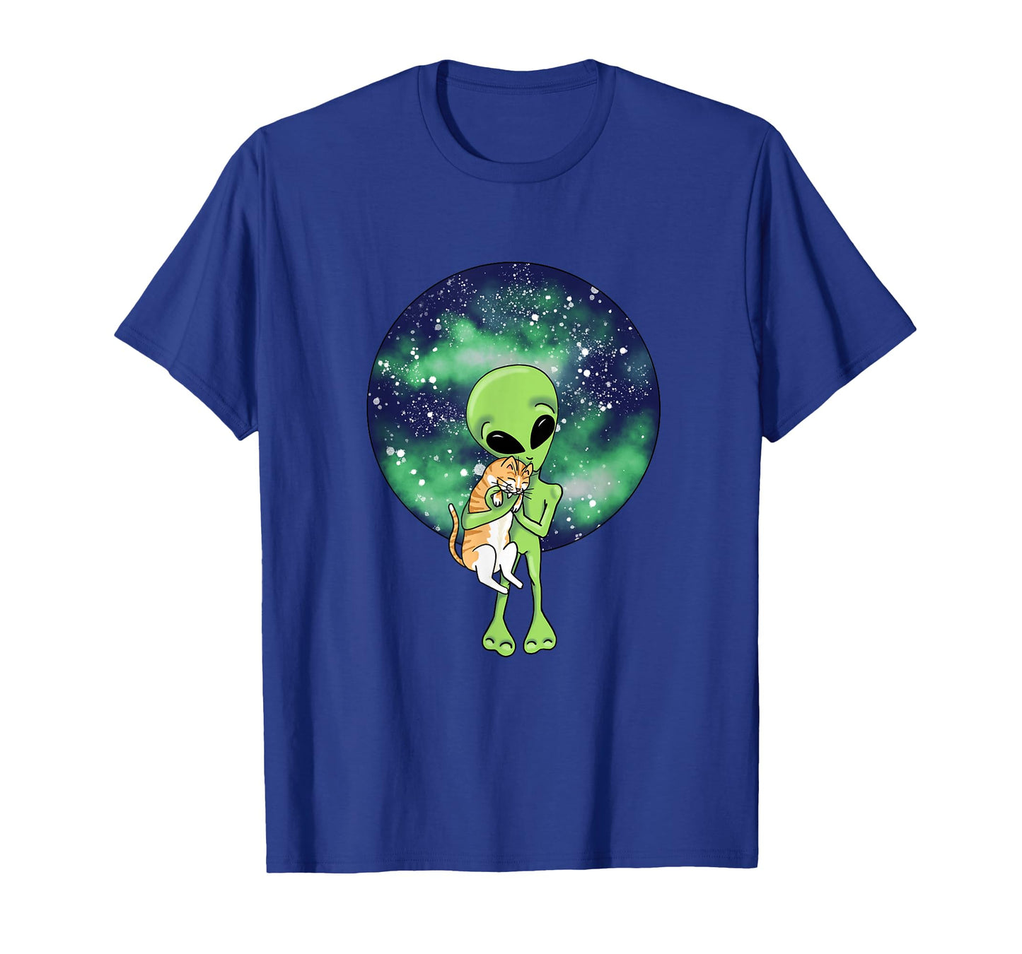 Alien and the Cat by Silvana Arias T-Shirt