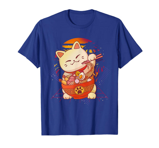 Ramen Cat Anime T-Shirt