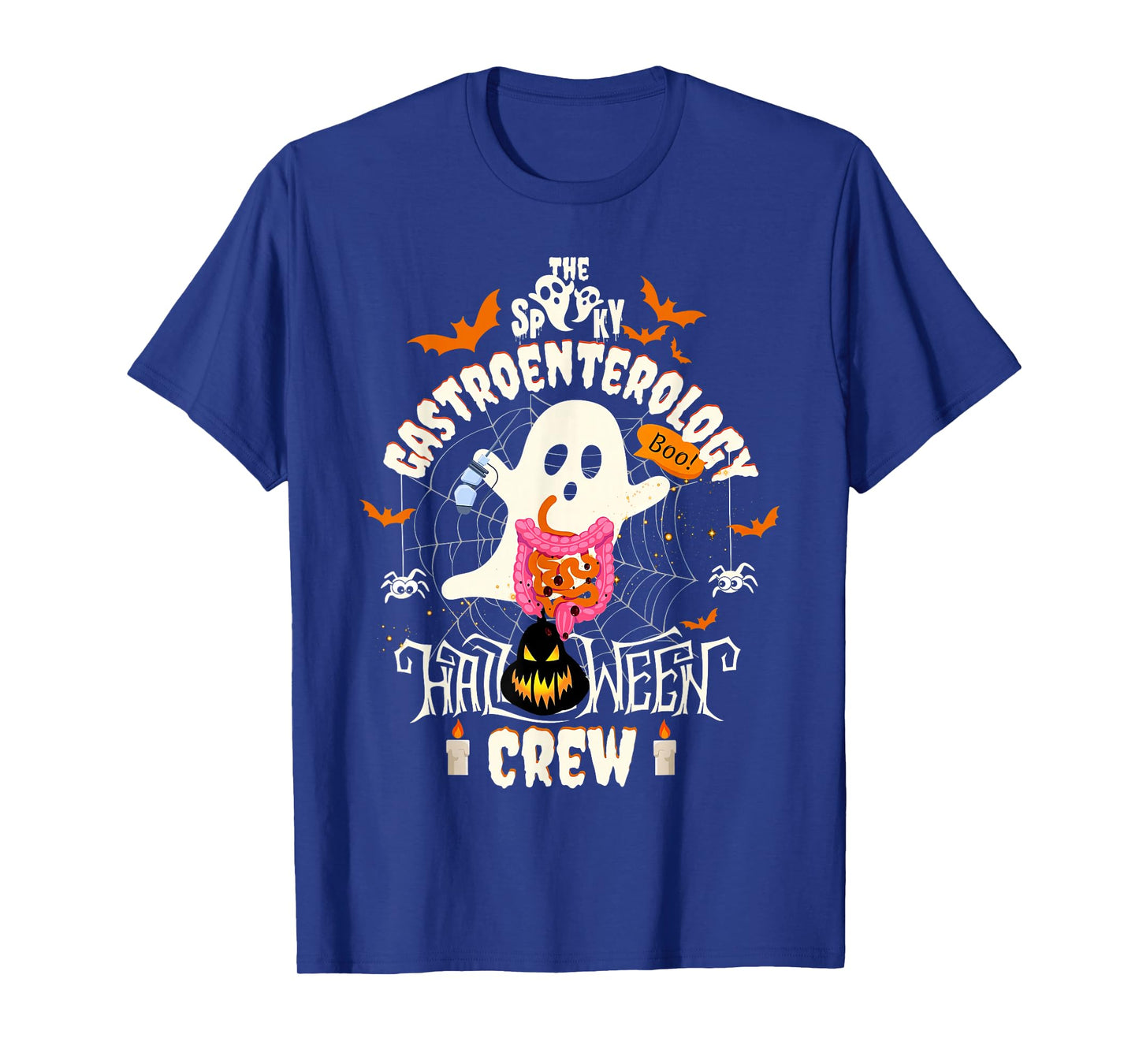 Spooky Gastroenterology Halloween Crew GI Endoscopy Nurse T-Shirt